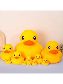 Bathtub Toys, Rubber Floating Pool Toys, Cute Interesting Yellow Rubber Duck, Suitable Gift For Boys And Girls