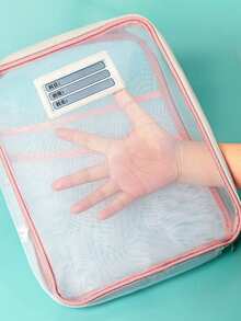 A4学生教师书籍收纳袋大容量文具整理袋文件夹学校办公用品文具袋、文件整理袋、档案整理袋