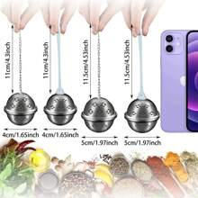 1 Peça Infusor de Chá em Aço Inoxidável, Coador de Chá, Bola de Chá, Filtro Reutilizável para Folhas de Chá e Especiarias para Infusão de Chá, Preparo de Ervas, Cozimento de Sopas e Especiarias, De Volta às Aulas
