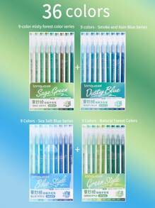 Set de stylos de papeterie mignons de 19 couleurs, idéal pour les notes artistiques, la peinture, le dessin, le coloriage, le surlignage, le marquage. Convient pour les journaux et les artisanats DIY pour la rentrée scolaire