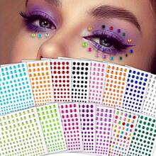Face, Nail And Eye Makeup | Acrylic Gem Stickers For Body Accessories And Party Decorations - 彩色 - 查看 2