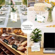 Table Number Clips - Metal Seat Card Holder And Photo Holder With Storage Box Seat Card Holder 1.7 Inch Table Card Holder Steel Card Holder Suitable For Photos, Food Signs, Cheat Sheets, Weddings, Restaurants, Birthdays, Anniversaries And Parties Sturdy & Stable Design