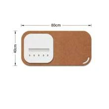 1 peça de painel perfurado de feltro de 40 x 80 cm, suporte de decoração de parede sem moldura, sem necessidade de perfuração, material escolar, volta às aulas