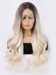 613 Blonde 13x4 Lace Front Wigs Body Wave Synthetic Hair Wig Long Beach Water Wave Hair Wig Honey Blonde Brown Silver Hair 26Inch 180% HD Lace Glueless Wig Women Daily Use