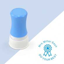 Customizable Personalized Name Round Teacher Encouragement Stamps - Suitable For Classroom Rewards And Office Use, Essential Tools For Teaching And Office Work.,Back To School,School Supplies,Multi-Functional,Ornamental,Reusable,Modern,Colorful,Cute,Vintage,Cartoon,Kawaii,Custom,Personalized,Unique,Customized,Workers,Clients,Students,For Business/Work/Office,For School,Office & School Supplies,Xmas Decoration,Solid Color Name Stamp