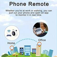 1pcsWireless WIFI Home Security Camera Indoor And Outdoor Monitoring Room Camera 1080P HD. Mobile Detection Mobile Phone Application Built-In Battery Cat And Dog Camera Is Suitable For Family Pet. - Multicolor - View 7