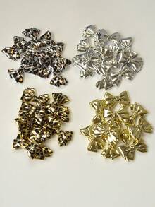 Fashionable & Minimalist Gold/Leopard Print Butterfly DIY Decor (Random Mixed), Suitable For Making Women's Earrings, Necklaces, Phone Cases, Bags, Pendants, And Other Accessories, Ideal For Holiday Gifts Like Mother's Day, Halloween, Christmas, Valentine's Day, New Year, Charming Jewelry Making Materials - Multicolor - View 4