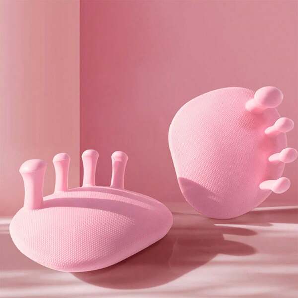 1 Pair Arch Support Trainer Pink Supplementary Exercise, Plantar Leg Exerciser, Prevention Of Bunions, Suitable For Home, Daily Exercise