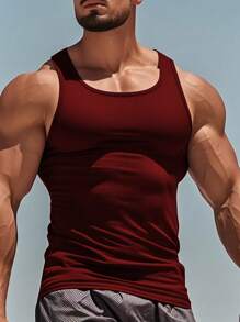 Kompressionshemd Tank Top Fitness Bekleidung für Herren, Basketball Training Workout Gym T-Shirt, Laufen