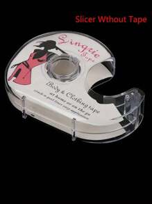 Elastane Double-Sided Secret Body And Clothing Tape, 5M Roll, Non-Textile, Clear Self-Adhesive Bra Accessory For All Skin Tones, Solid Color - 1 Roll