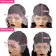 13x6 13x4 Body Wave Lace Frontal Wig Human Hair Pre Plucked HD Transparent Lace Frontal Wigs Human Hair 180% Density Human Hair Pre Plucked Wig Human Hair