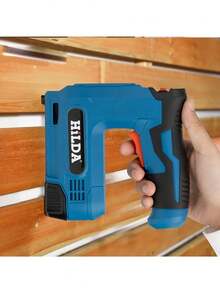 配备钉子，专业无绳电动钉枪，USB快速充电，轻便钉枪，适用于木工和家居装饰