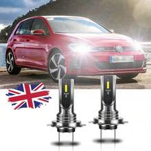 CHUSYYRAY FOR  2 2007-2015 2x H7 Headlight Conversion Kit LED Bulbs White Light 6000K - H7 - 查看 1