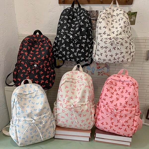 Cross-Border Large Capacity Women's Backpack, 2025 New Vintage Commuting Rucksack, Lightweight Casual Shoulder Bag