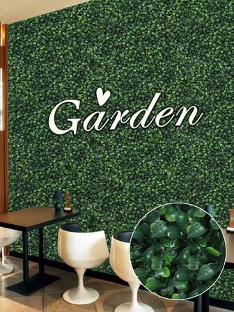 人造草坪，四层米兰，PE材料，38厘米/15英寸绿色装饰，多年生装饰，春夏季装饰，适用于学校宿舍办公室装饰，派对活动节日生日派对装饰，家居装饰，酒店餐厅客厅卧室婚宴厨房花园装饰