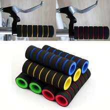 1 Pair Comfortable Foam Nonslip Bicycle/Motorcycle Handlebar Grips - Soft, Durable, Multicolor Striped Design, Enhanced Control And Style - Multicolor - View 9