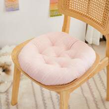 1 件纯色座垫，高美感办公椅垫，学生宿舍教室臀垫，季节性坐垫，背部支撑枕