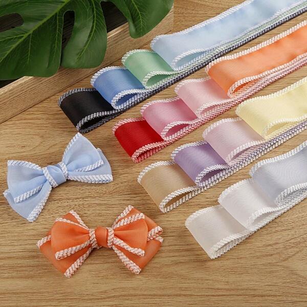 Silver Metallic Chiffon Ribbon, DIY Clothing, Hat, Gift Box, Flower Decor, Bow, Hair Accessories Material