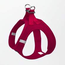 三明治网状狗背带户外宠物背带 - 紅色 - 查看 1