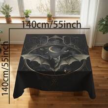 1/4/5/6/7/36 Stücke Halloween Serie Fledermaus Bedruckte Stuhlhussen / Stuhlhussen Set, geeignet für Innenraum Zuhause Restaurant, Hotel Moderne Tägliche Dekoration. Tischdecke geeignet für quadratische Tische, Elastische Stuhlhussen waschbar