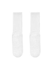 3 Pairs Women's Sports & Yoga Mid-Calf Socks, Non-Slip Long Socks With Grip For Women, Suitable For Ballet, Dance And Workout - Multicolor - View 13