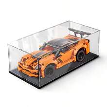 Caja de exhibición coleccionable, caja de acrílico transparente ensamblada, alternativa a caja de vidrio, utilizada para exhibir figuras, almacenamiento y organización de juguetes en el hogar - Blanco - Ver 4