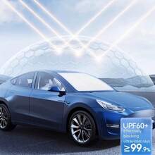 High Quality Car Windshield Sunshade, UV Protection, Foldable With Storage Bag - Suitable For Sedans & SUVs - Stay Cool In Hot Weather! - 彩色 - 查看 2