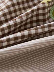 1PC 贴片刺绣儿童枕头，柔软舒适儿童卧室恐龙动物刺绣枕头，适用于儿童房装饰（枕套+枕芯）