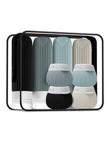 8pcs Travel Washing Silicone Bottles, Squeeze-Type Portable Bath Bottles, Skin Care Product Sub-Bottles, A Set Of Practical Travel Gadgets, 90ml And 40ml Large Capacity, Convenient For Travel, The Store Will Give You The Same Storage Bag Bag For School School Accessories School Stuff