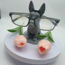 1件狗形眼鏡架，3D列印塑膠動物雕像收納架，多功能收納與裝飾架，客廳、臥室與辦公室必備收納裝飾品 - 彩色 - 查看 5