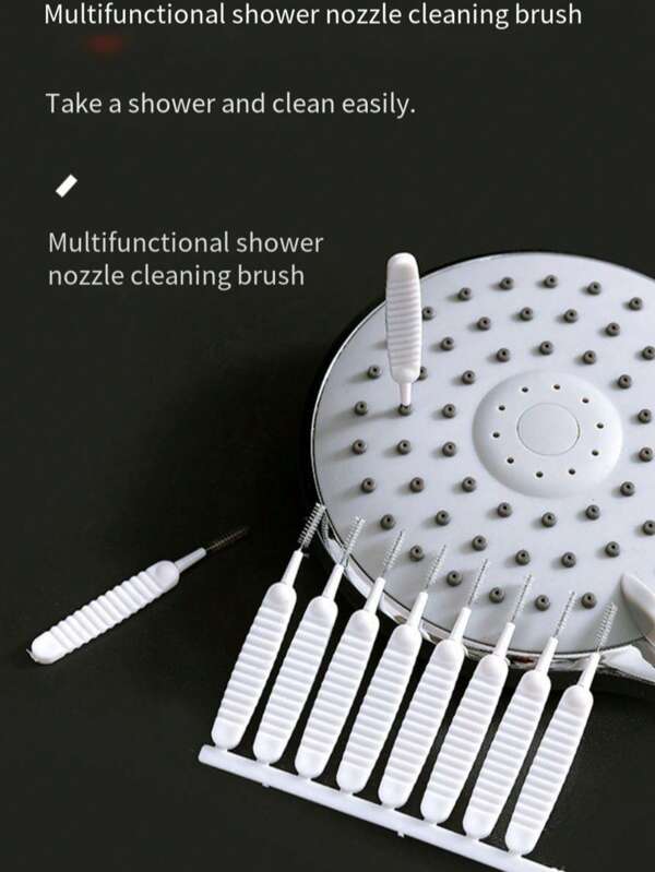 20pcs/100pcs/10pcs Mini Cleaning Brushes, Shower Head Cleaning, Phone Port Dust Removal, Car Wiper Nozzle Cleaning, Simple And Practical, Shower Head Cleaning Brush, Multi-Function Mini Brushes, Crevice Cleaning, Small Hole Cleaning, Suitable For Cleaning Phone Ports, Makeup Product Ports, Dental Tool Bottle Ports, Lint Removers, Faucets And More, Nails, Stitches, Kitchen Accessories, Car Accessories, Travel, Home Decor, Home, Cleaning, Bedroom