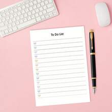 1pc, 50 Sheets To-Do Notepad - Daily Planner Notepad, 5.5x3.9inch, Tear-Off Notepad, To-Do Planner For Home, Office, School, School Supplies, Student Supplies, Memo Pad, Notebook, School Supplies,Back To School - 5.5x3.9inch - View 4