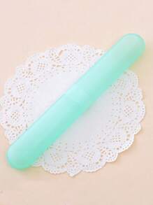 1/4pcs Travel Friendly Toothbrush Case - Portable Plastic Container For Toothbrush Heads, Daily And Travel Use, Available In Multiple Colors