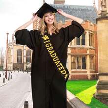 Tốt nghiệp năm 2025-2026, "1 Tốt nghiệp" Sash và mũ tốt nghiệp có tua rua năm 2025 Lớp 2025, một kích cỡ phù hợp với hầu hết, hoàn hảo cho đồ dùng tiệc tốt nghiệp - Nhiều màu - Xem 7