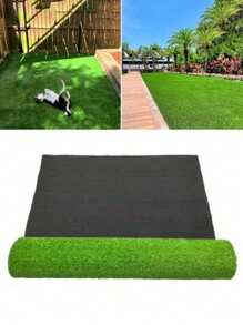 Pelouse artificielle multi-usages, fausse herbe DIY, tapis de mousse de simulation de jardins, décorations intérieures/extérieures de jardin, pelouse artificielle pour terrain de jeux, tapis carré d'herbe esthétique, moquette de pelouse artificielle épaisse pour la décoration intérieure, tapis d'herbe verte micro-paysage, tapis d'herbe artificielle d'intérieur