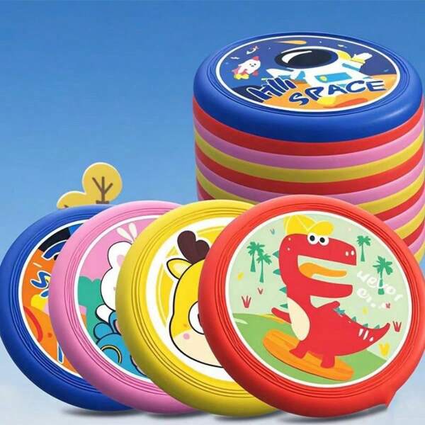 7,9 pouces Jouets volants en caoutchouc doux pour chien, jouets interactifs d'entraînement, jouets sportifs d'extérieur pour chiots de petite et moyenne taille, 4 couleurs de jouets flottants flexibles