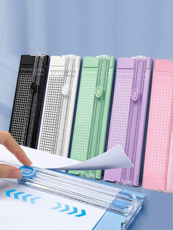 A4 Paper Trimmer, Portable Handheld Paper Cutter, Double-Side Scissor, Durable Multi-Functional Office Cutting Knife For Students,Back To School,School Supplies