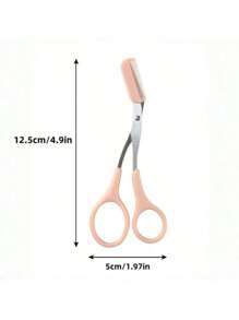 1PC Eyebrow Clippers/Crescent Shaped Eyebrow Trimmer, Safe Blade, Novice Eyebrow Scraper, Male/Female Exclusive Set