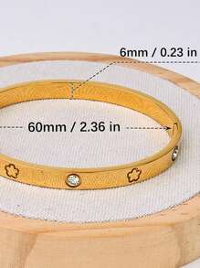 Retro Kubanisches Mode Edelstahl einzigartiges Armband, geeignet für Frauen zum ganzjährigen tragen