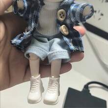 OB11 娃娃鞋，P10 娃娃鞋替代品，YMY 娃娃屋，BJD 娃娃 GSC 粘土靴，塑料鞋，Molly 鞋 - 彩色 - 查看 9