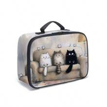 Exquisite Insulated Lunch Bags, Hot & Cold Retention, Cat & Dog Designs, Suitable For Hiking, Cycling, Swimming, Fitness, And Gatherings With Kidsback To School School Stuff Bag For School Work Lunch Bag For Women Cooler Bag Picnic Accessories