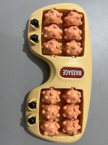 双滚轮足部按摩器，带 4 个按摩滚轮 - 针灸放松，缓解疼痛和足底按摩，健康配件 - 彩色 - 查看 14