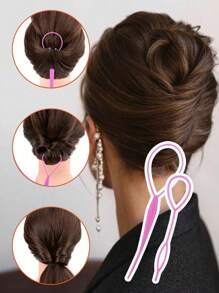 8pcs Hair Styling Tools Set, 8-Piece Hair Bun Making Kit, Including 2 French Braiding Tools, 2 Rat-Tail Combs, 1 Hair-Pulling Comb, 1 Edge Brush. Suitable Hair Brushes For Hairstyle Design, Hair Tools For Both Adults And Children., Hair Styling, Hair Stuff, Comb Hair ,Hair Accessories