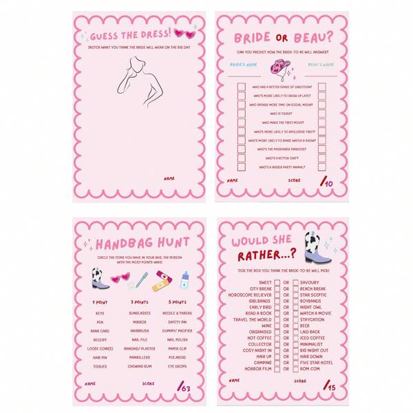 Set, Last Rodeo Bridal Shower Games, Western Bachelorette Party Cowgirl Party Games Cards, Wedding Bridal Shower Engagement Bachelorette Anniversary Party Game Ideas