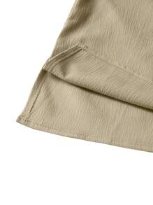 Herren Langarmhemd mit Kordelzug-Design, mittelalterliches, wikingerstil Partykostüm