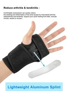 Carpal Tunnel Wrist Brace For Night Wrist Sleep Supports Splints Stabilizer And Hand Brace Cushioned To Help With Carpal Tunnel Relief Universal Adjustable Fit