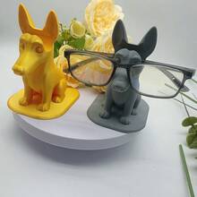 1件狗形眼鏡架，3D列印塑膠動物雕像收納架，多功能收納與裝飾架，客廳、臥室與辦公室必備收納裝飾品 - 彩色 - 查看 11