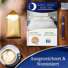 KING SIZE DREAM Kopfkissen Konfigurator Premium Hotel Kissen 40x80 Für Seiten and RückenSchläfer Nkenstützend ergonomisch and AntiAllergisch Gröbe wählbar Kissen and Pillow - KISSEN40X80 - Übersicht 3