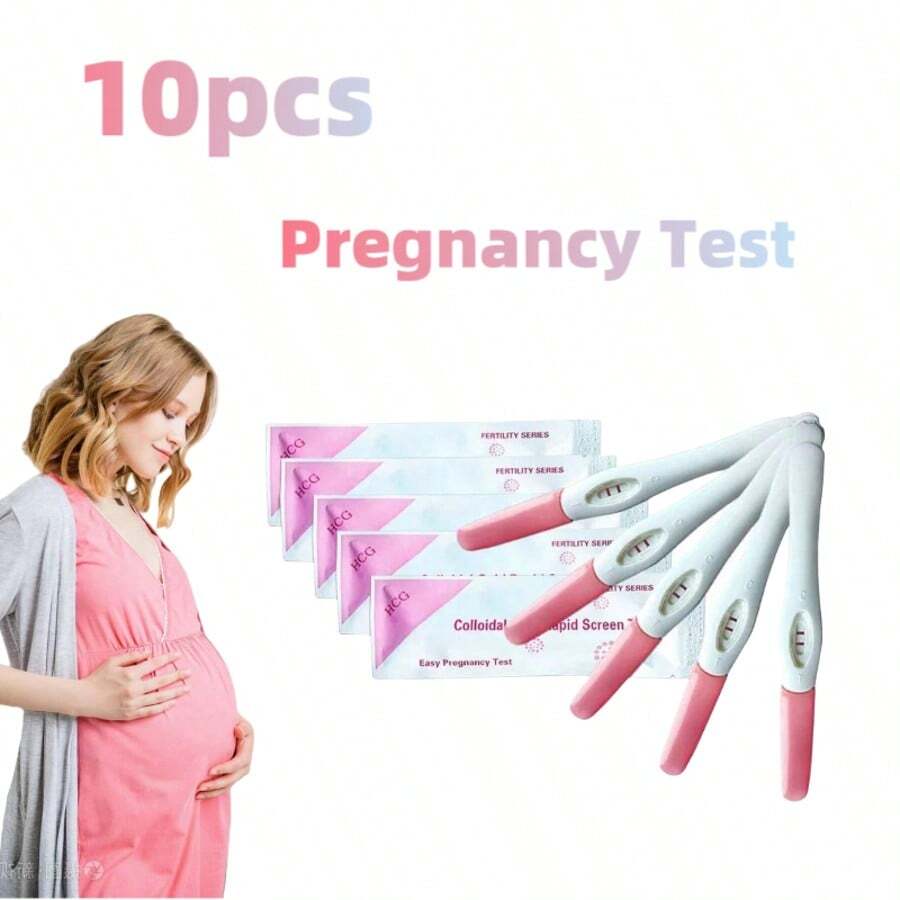 10pcs Pregnancy Tests, Including 1pc Pregnancy Test Pen, 1pc Pregnancy Test Stick And 1pc Pregnancy Test Toy, Pregnancy Test, Toys, Ovulation Test, Pregnant, Stick, Ovulation, Baton, Clear Blue Pregnancy Test