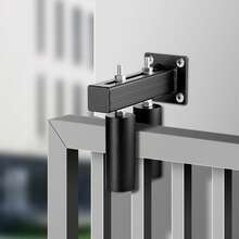 Sliding Gate Kit, 6" Rolling Gate Hardware Kit With T-Bracket, Universal Adjustable Sliding Gate Rollers, Heavy Duty Black Sliding Gate Guide Roller For Sliding Gates And Rolling Door - T-bracket - View 9